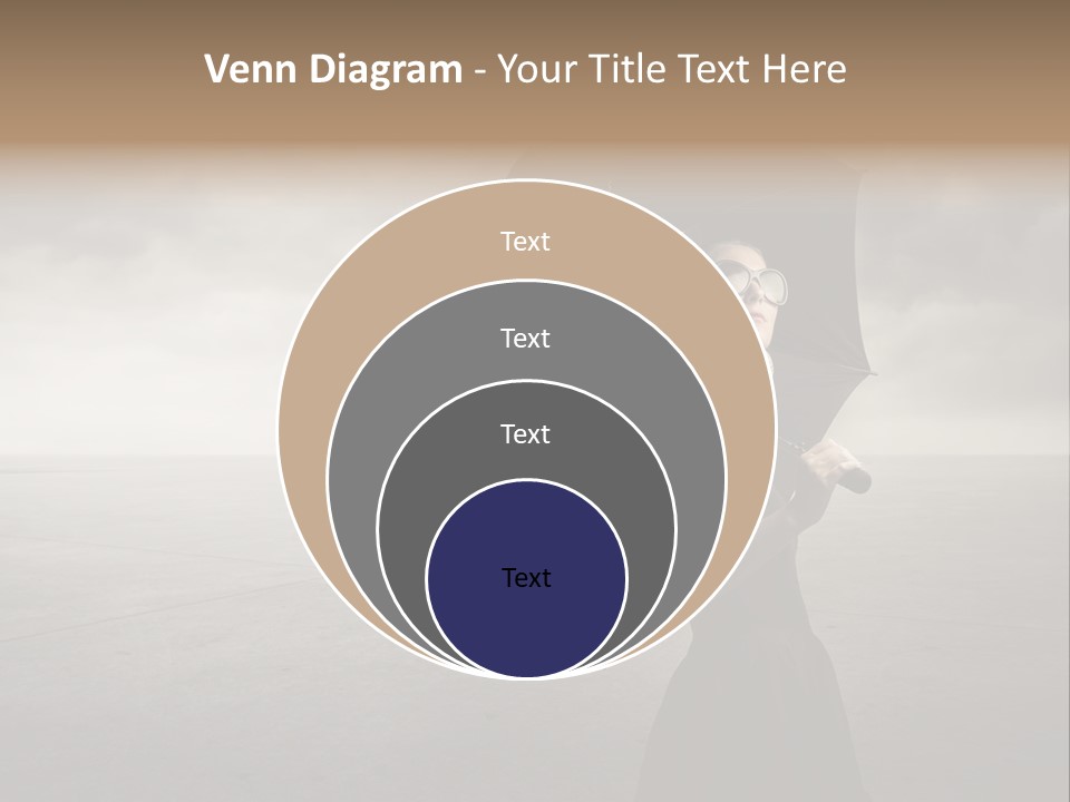 Woman Outdoor Cry PowerPoint Template