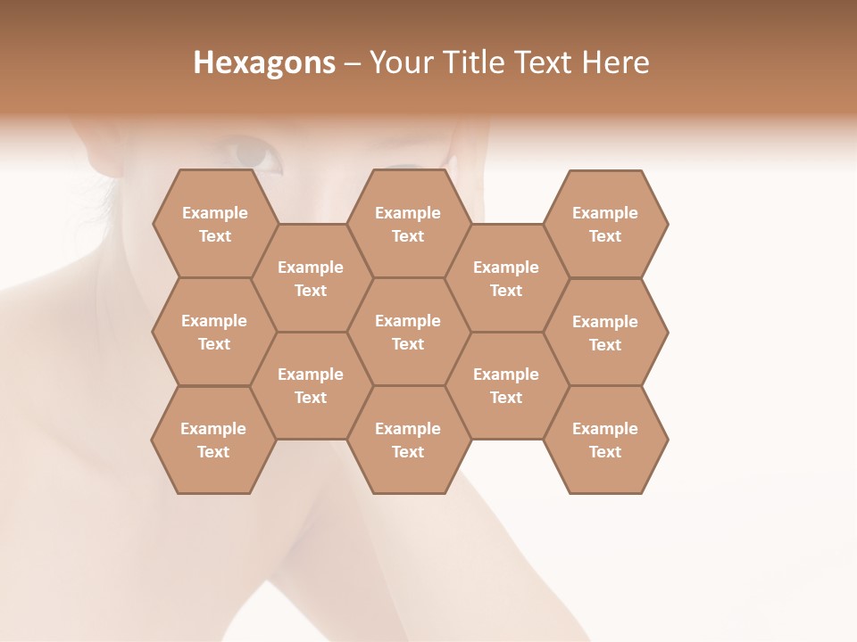 Woman Isolated Cute PowerPoint Template