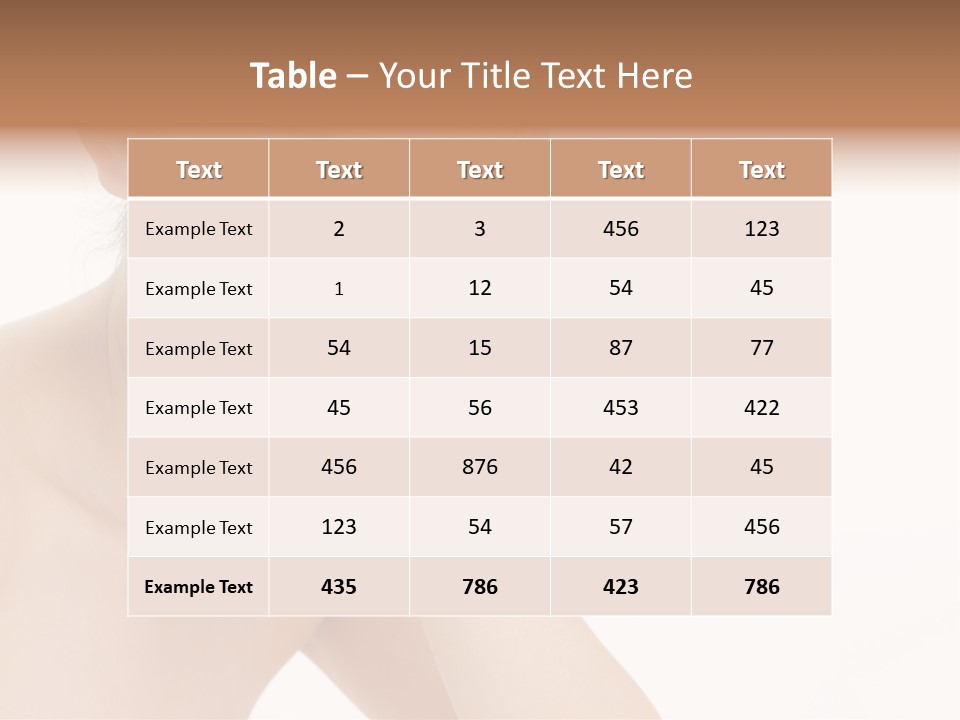 Woman Isolated Cute PowerPoint Template