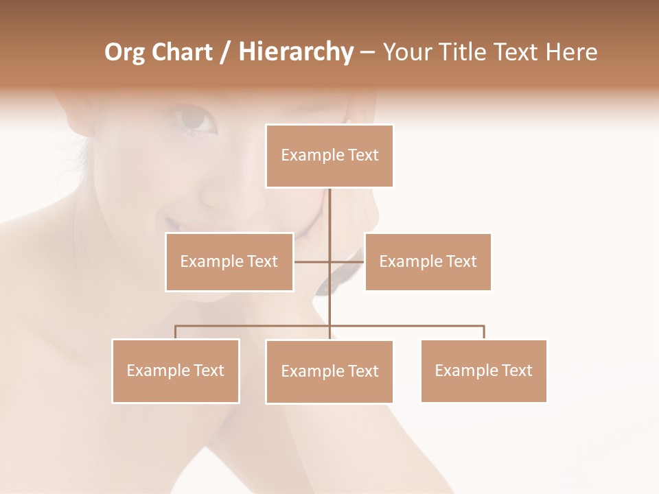 Woman Isolated Cute PowerPoint Template