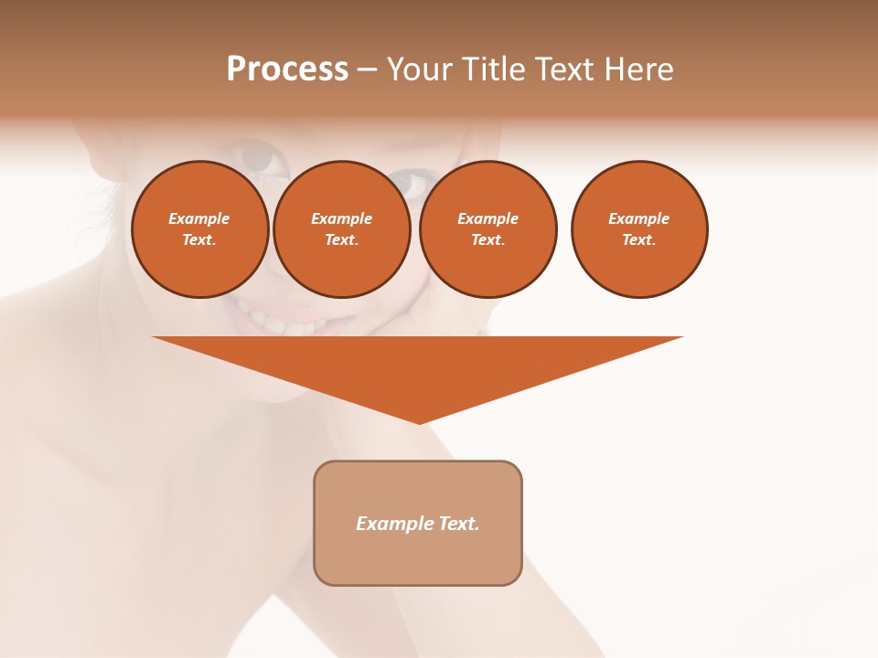 Woman Isolated Cute PowerPoint Template