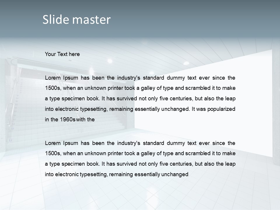Interior Modern Abstract PowerPoint Template