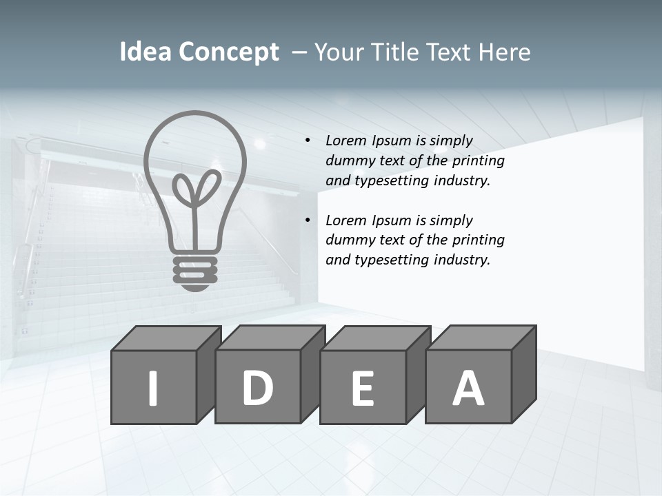 Interior Modern Abstract PowerPoint Template