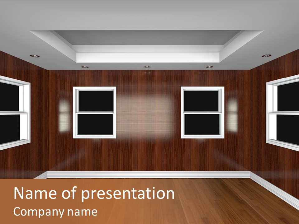 Flooring New Interior PowerPoint Template