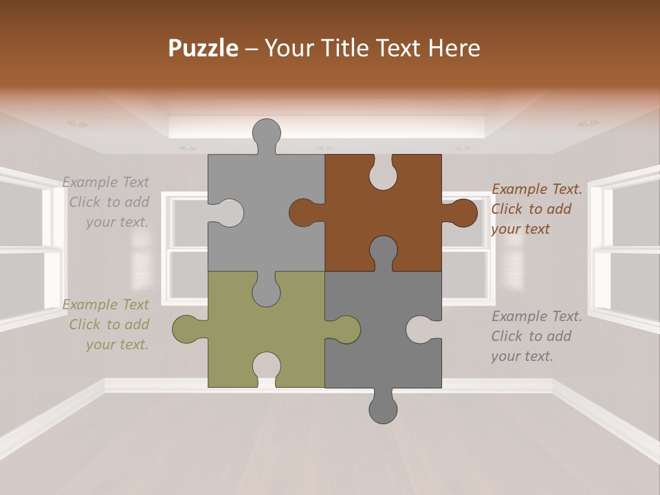 Flooring New Interior PowerPoint Template