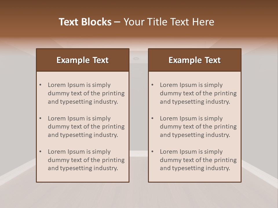 New Imple Hou E PowerPoint Template