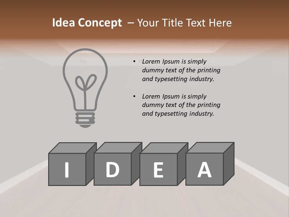 New Imple Hou E PowerPoint Template