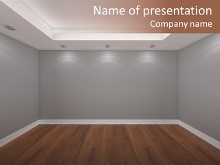 Architecture Tile Wood PowerPoint Template