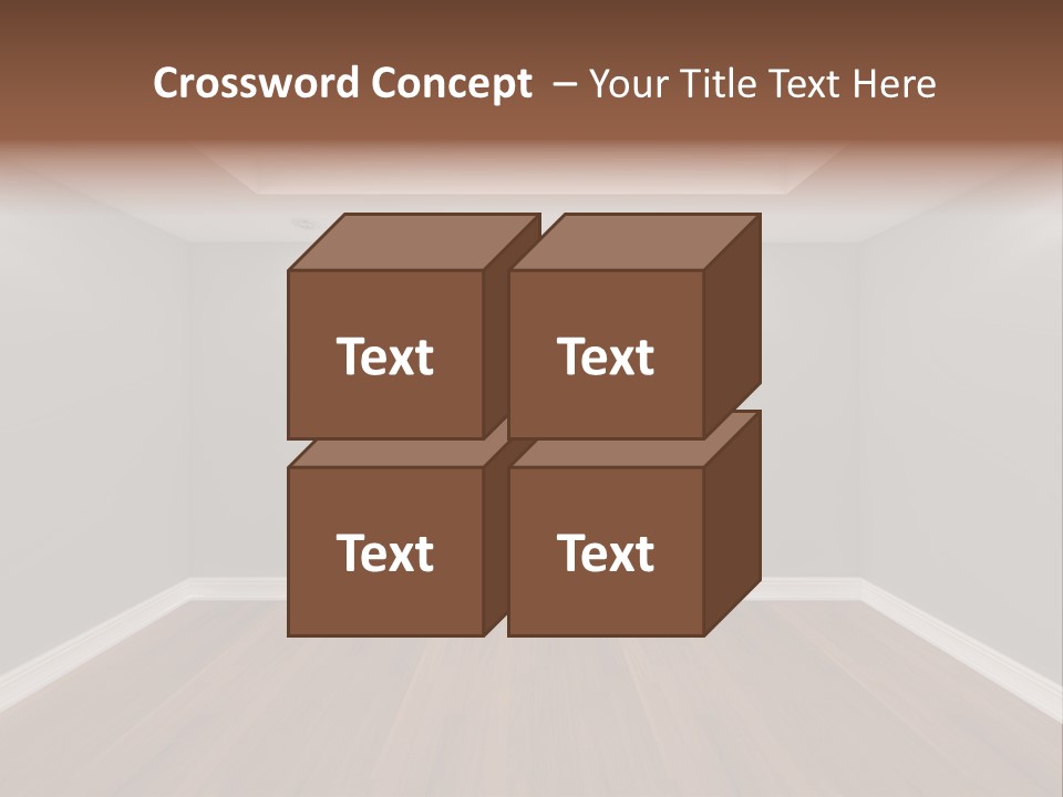 Architecture Tile Wood PowerPoint Template