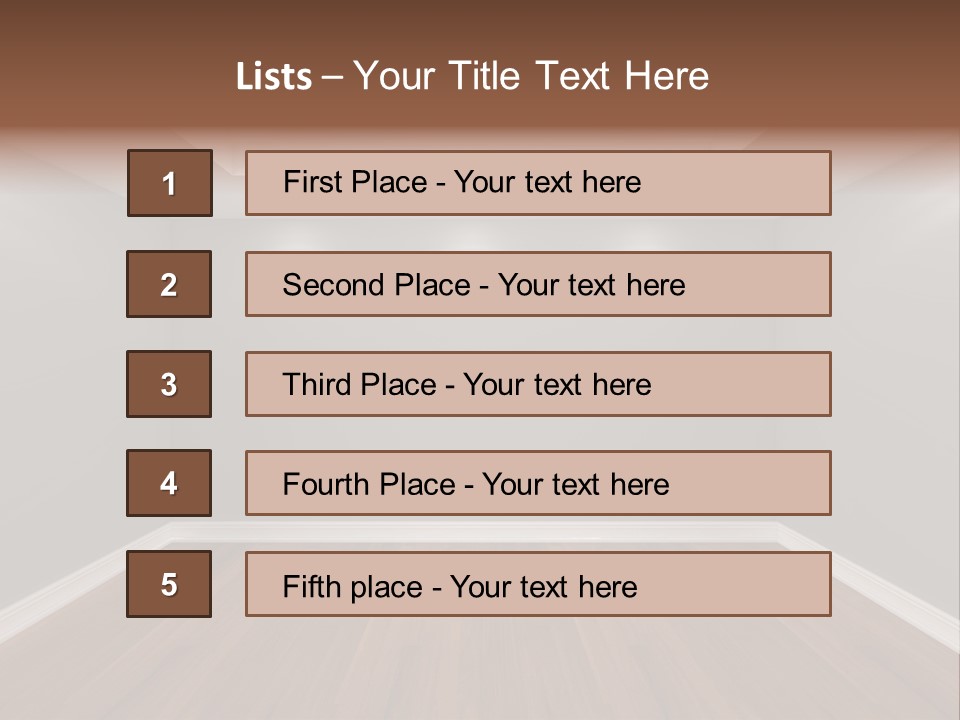 Architecture Tile Wood PowerPoint Template