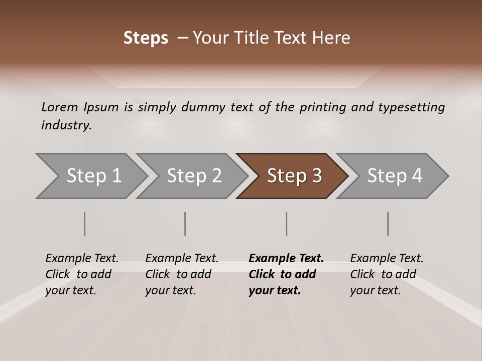 Architecture Tile Wood PowerPoint Template