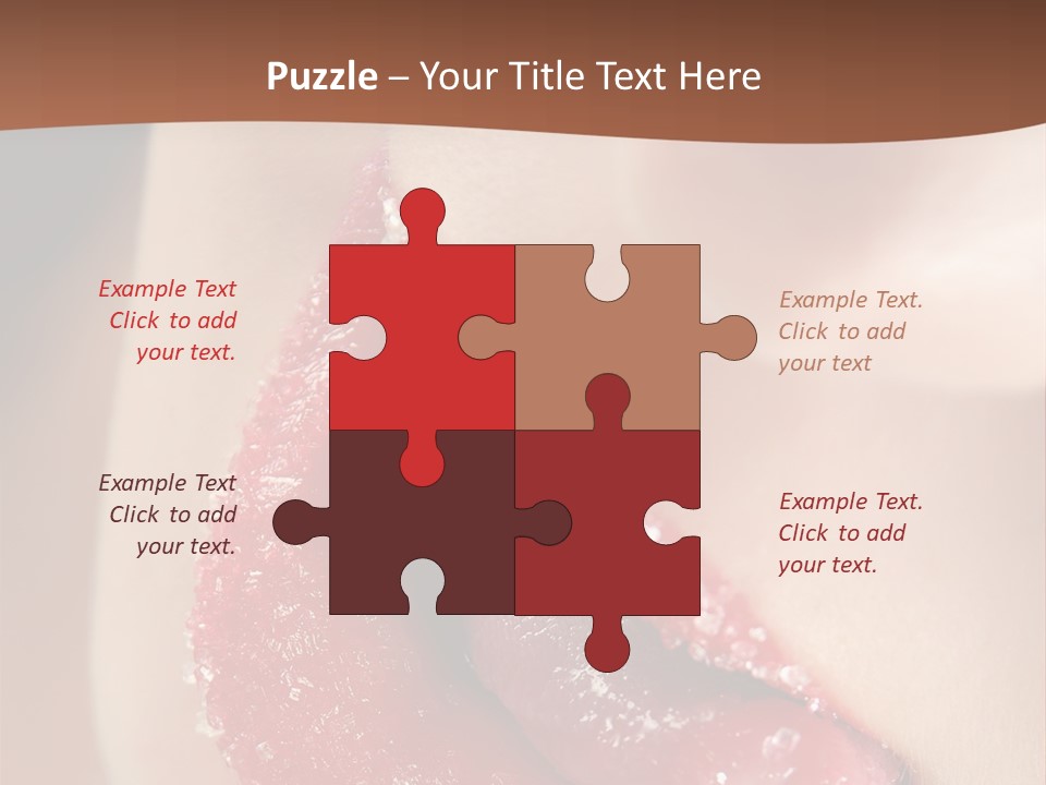 Passion Lick Macro PowerPoint Template