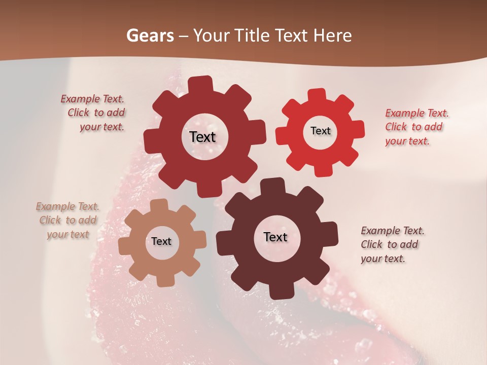 Passion Lick Macro PowerPoint Template