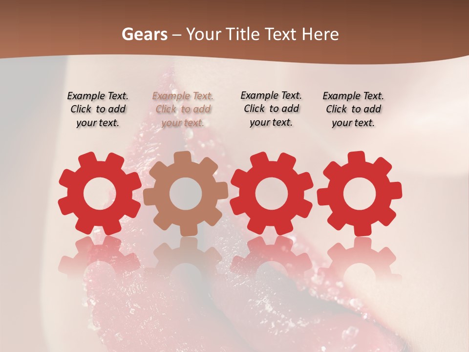 Passion Lick Macro PowerPoint Template