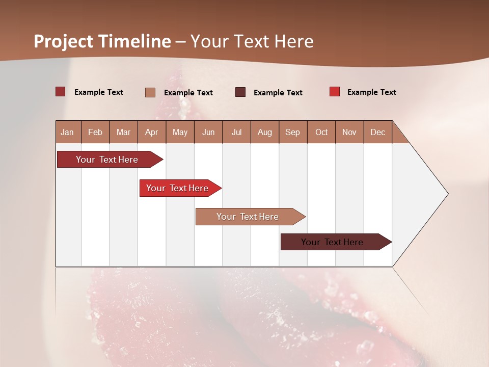 Passion Lick Macro PowerPoint Template