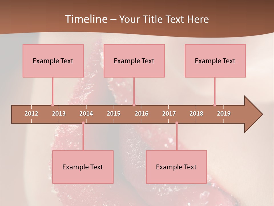 Passion Lick Macro PowerPoint Template
