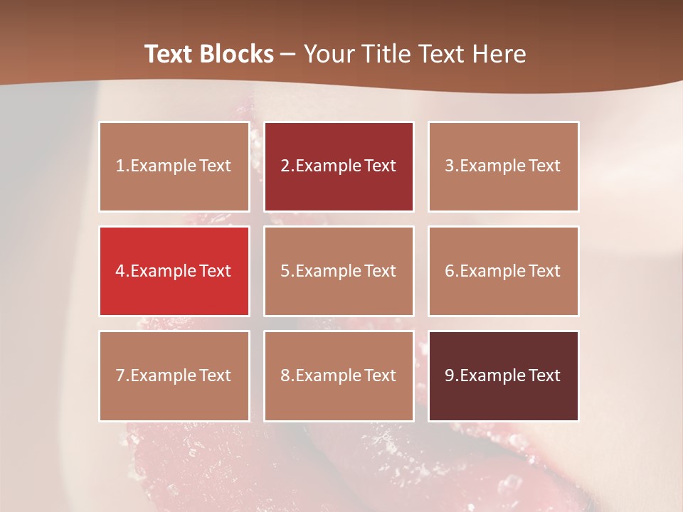 Passion Lick Macro PowerPoint Template