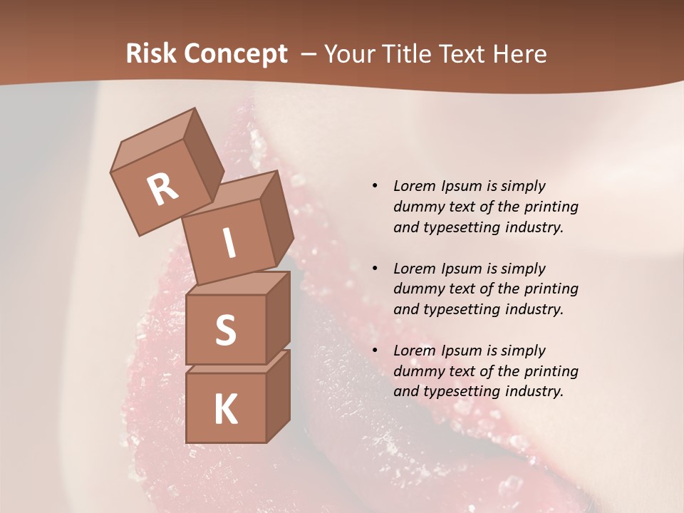 Passion Lick Macro PowerPoint Template