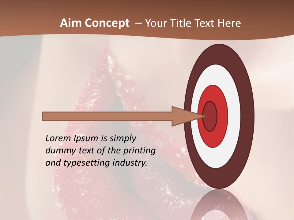 Passion Lick Macro PowerPoint Template
