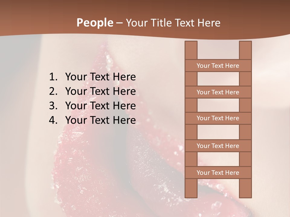 Passion Lick Macro PowerPoint Template