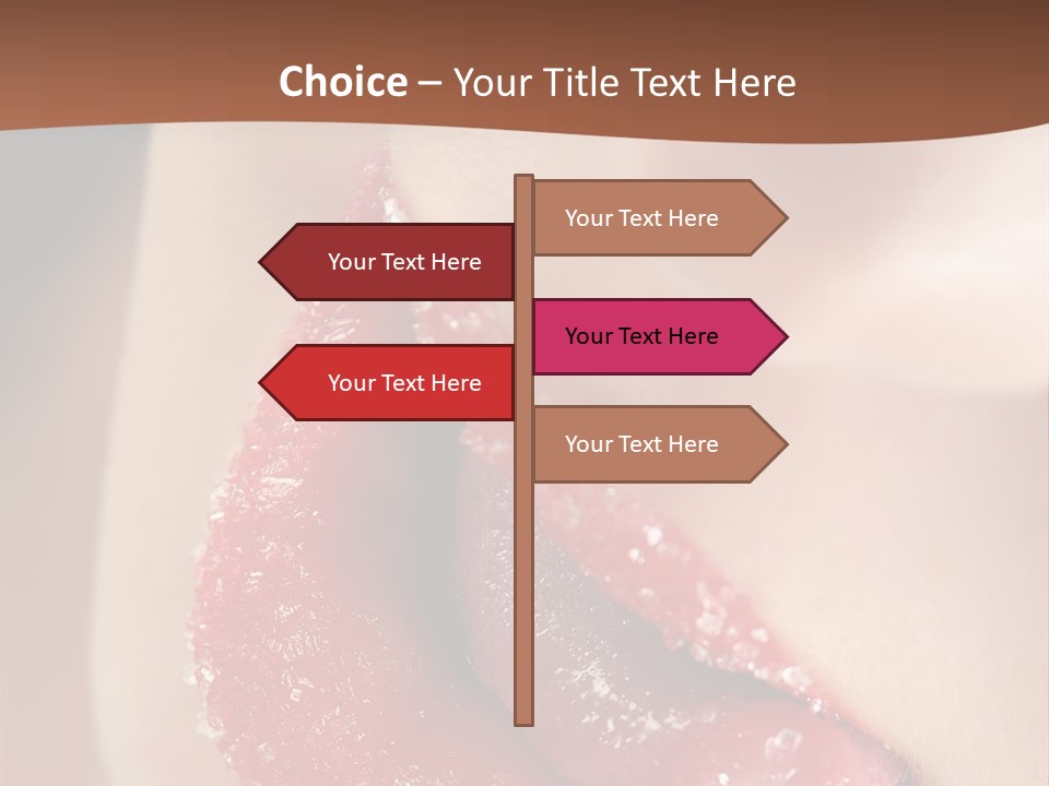 Passion Lick Macro PowerPoint Template