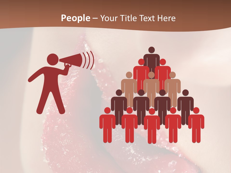 Passion Lick Macro PowerPoint Template