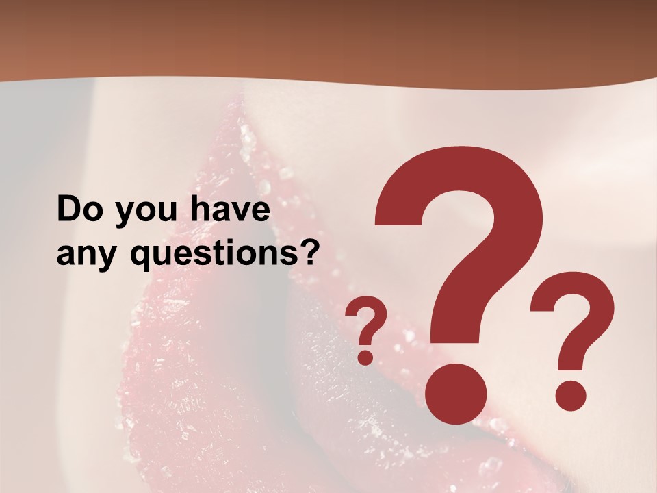 Passion Lick Macro PowerPoint Template