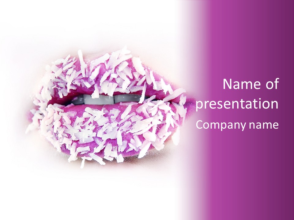 Cute Artistic Dessert PowerPoint Template