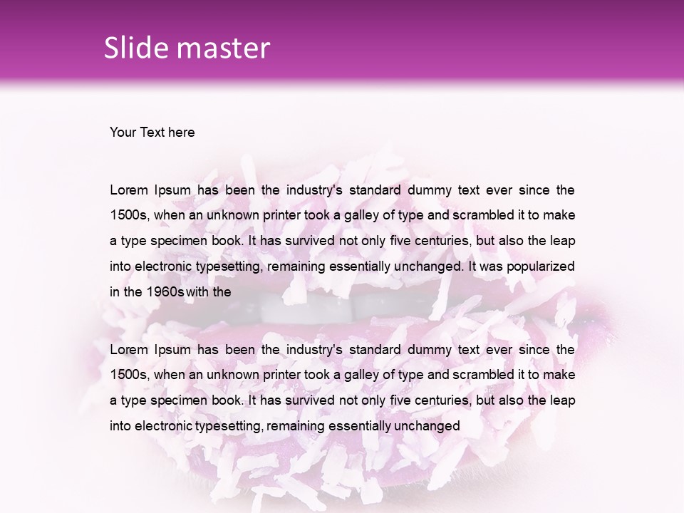 Cute Artistic Dessert PowerPoint Template