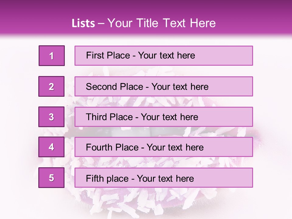 Cute Artistic Dessert PowerPoint Template