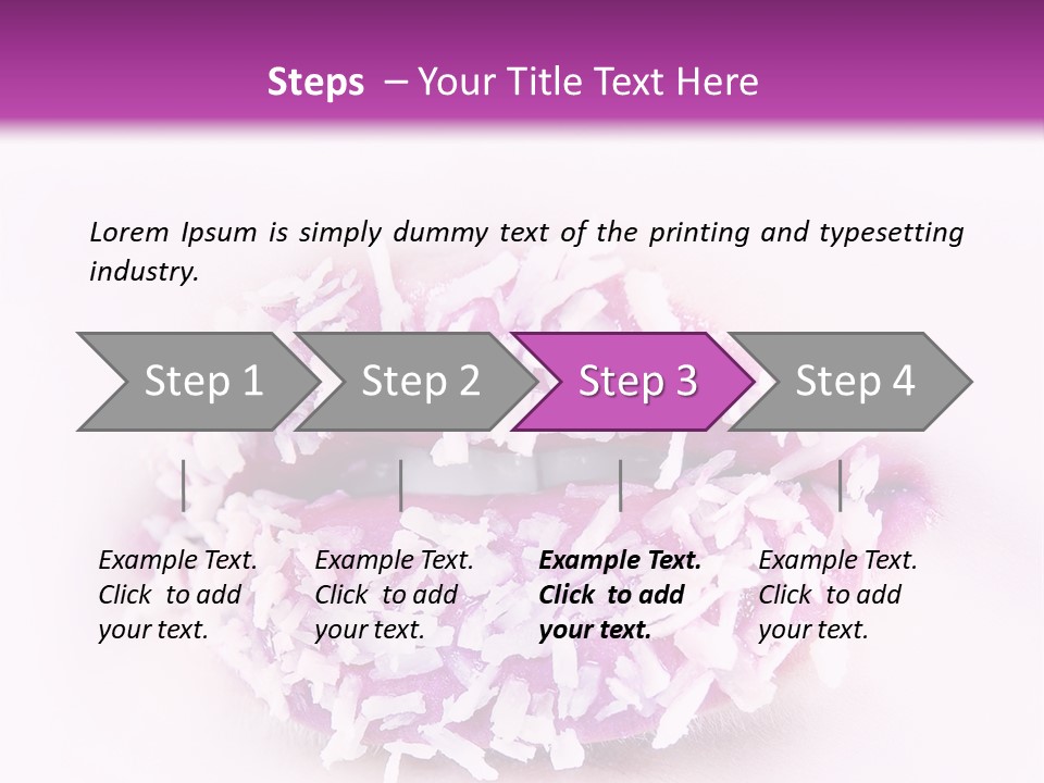Cute Artistic Dessert PowerPoint Template