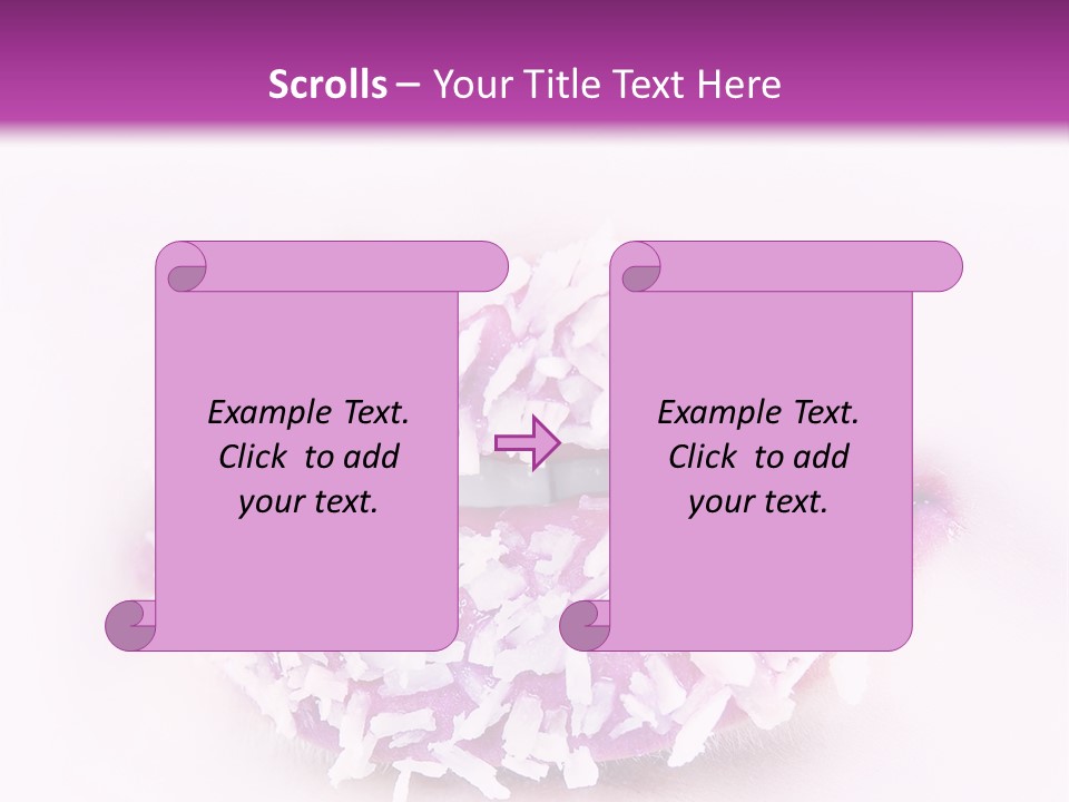 Cute Artistic Dessert PowerPoint Template
