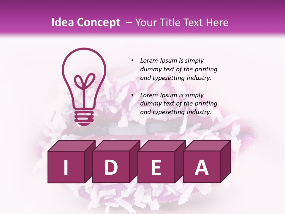 Cute Artistic Dessert PowerPoint Template