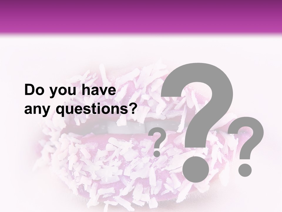 Cute Artistic Dessert PowerPoint Template