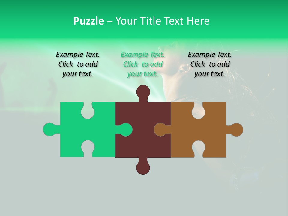 Light Party Dress PowerPoint Template