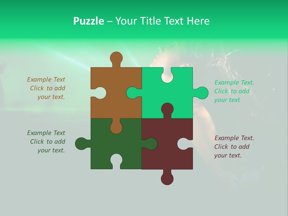 Light Party Dress PowerPoint Template