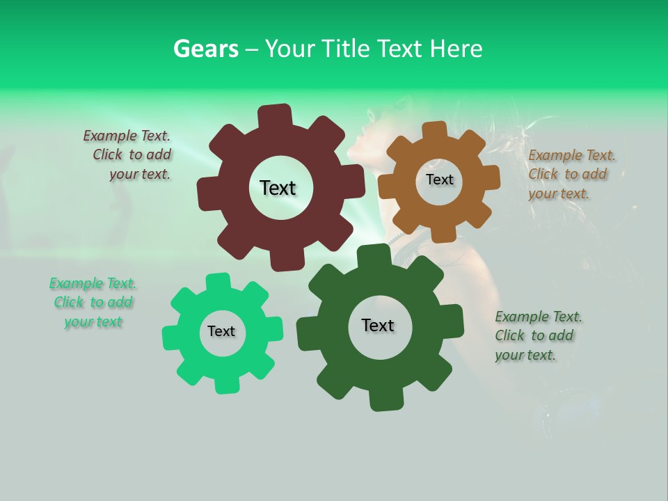 Light Party Dress PowerPoint Template