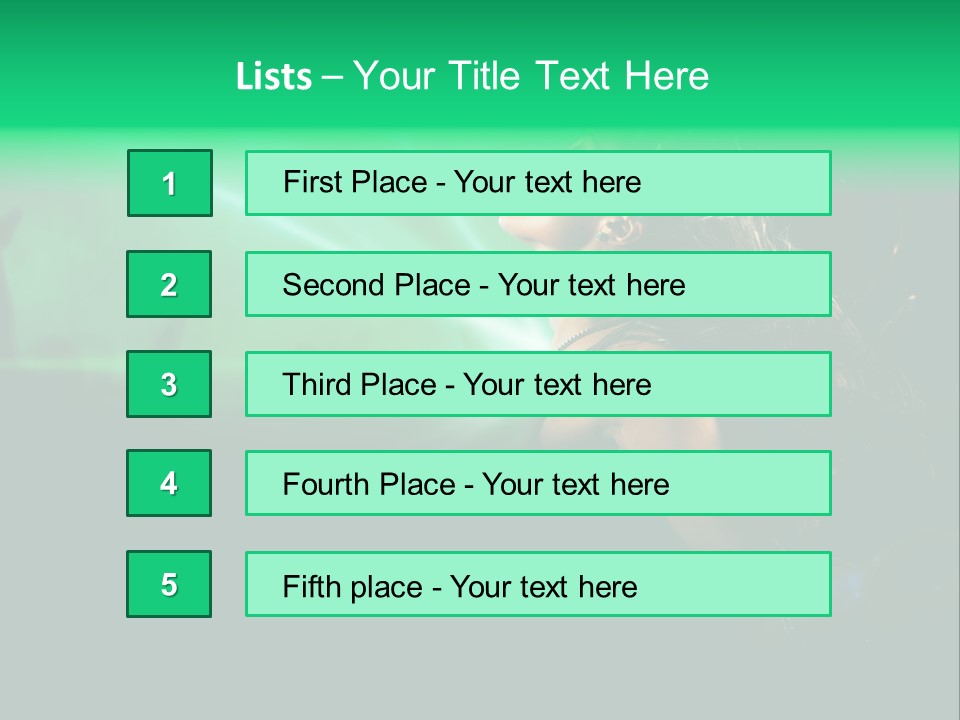 Light Party Dress PowerPoint Template