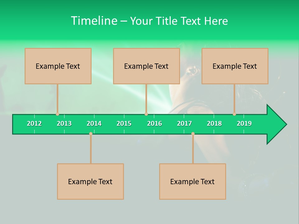 Light Party Dress PowerPoint Template