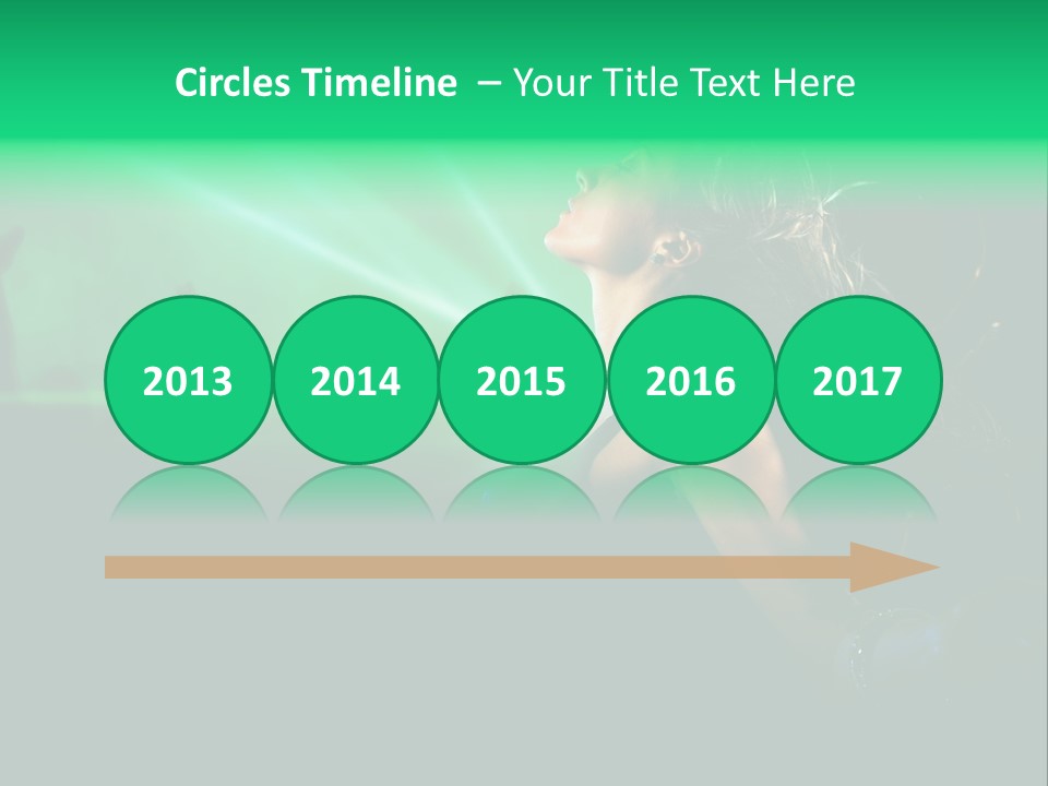 Light Party Dress PowerPoint Template