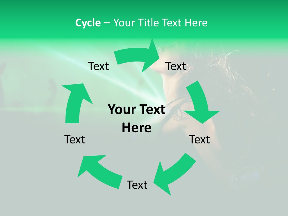 Light Party Dress PowerPoint Template