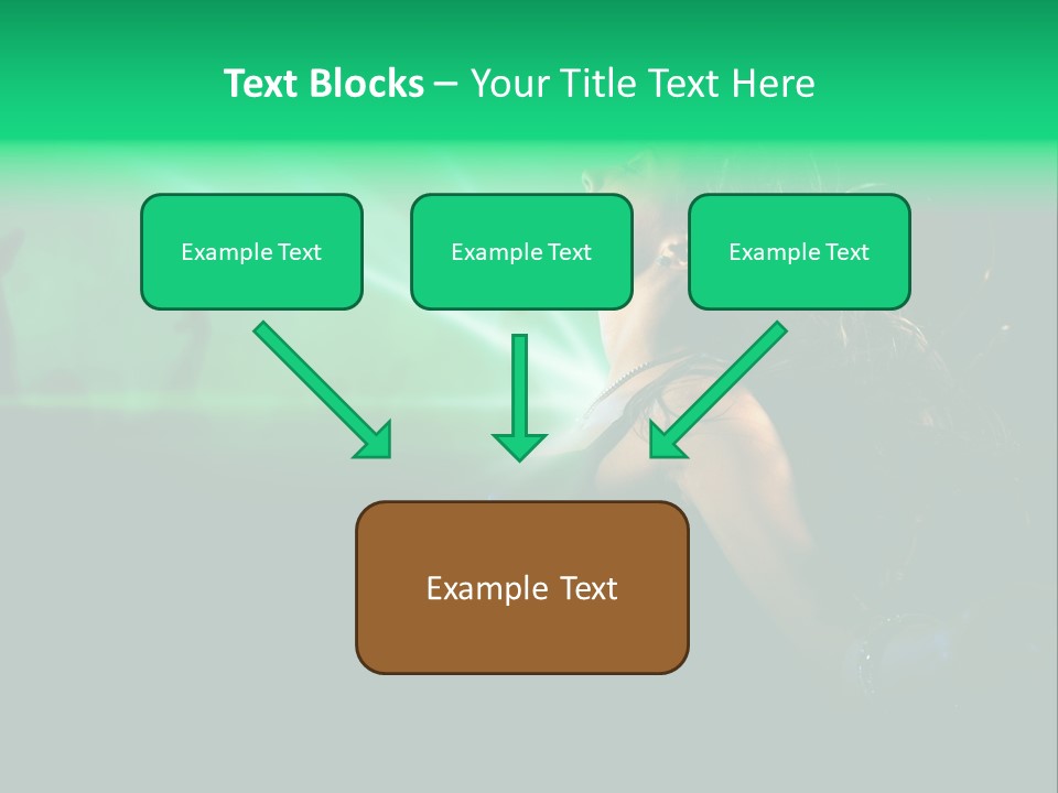 Light Party Dress PowerPoint Template