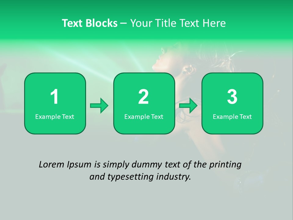 Light Party Dress PowerPoint Template