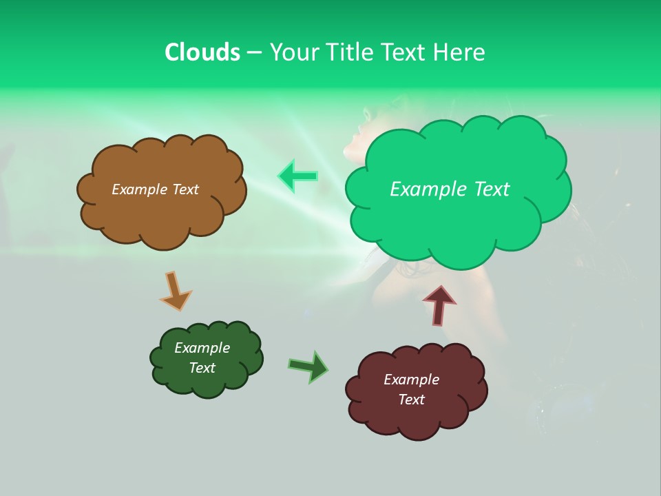 Light Party Dress PowerPoint Template