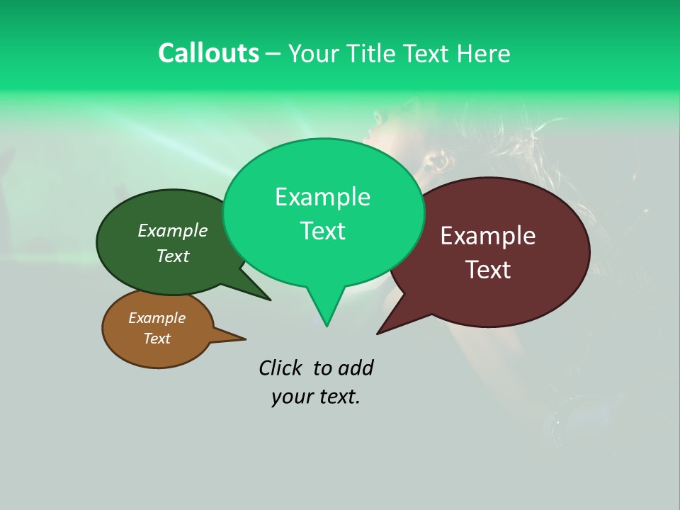 Light Party Dress PowerPoint Template