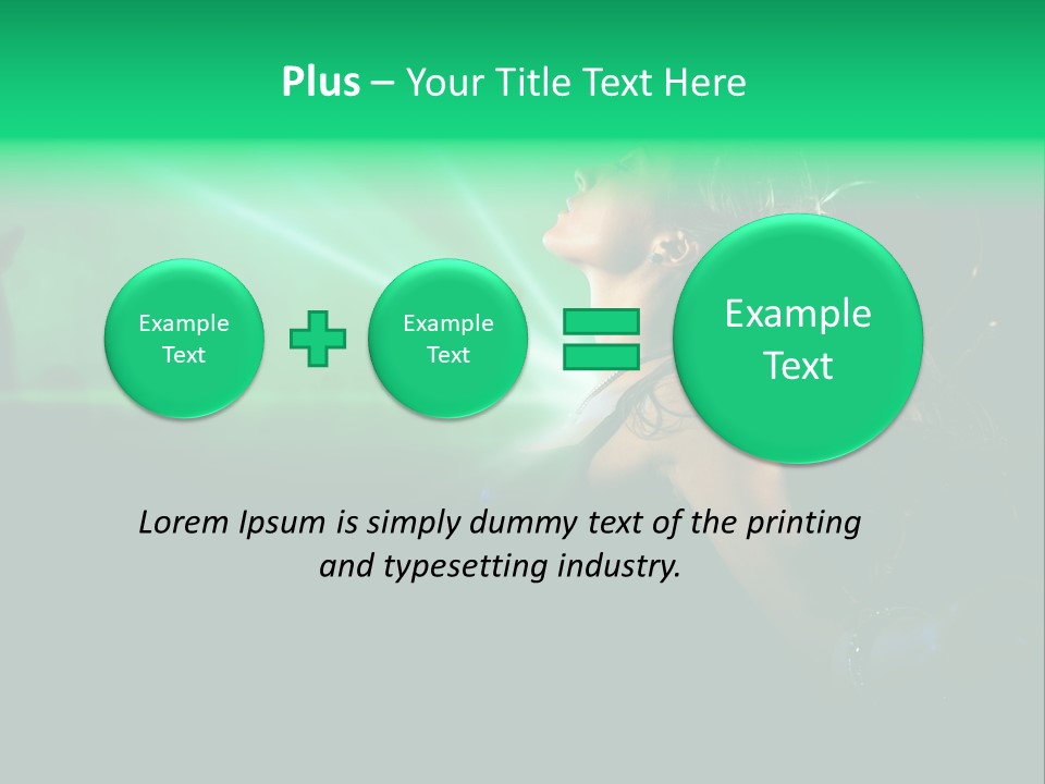 Light Party Dress PowerPoint Template