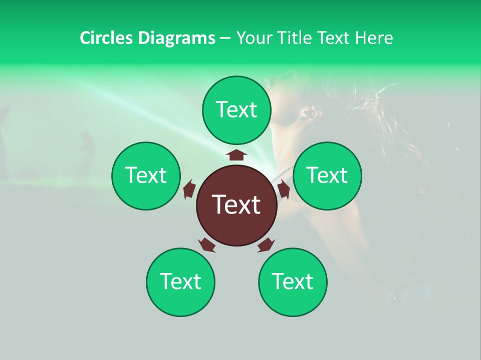 Light Party Dress PowerPoint Template