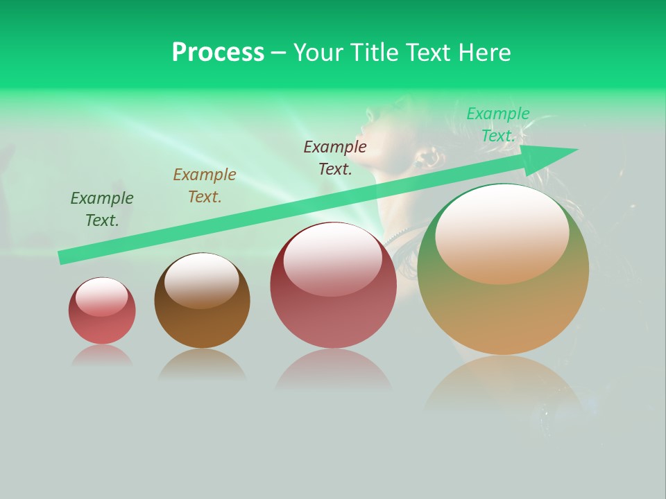 Light Party Dress PowerPoint Template