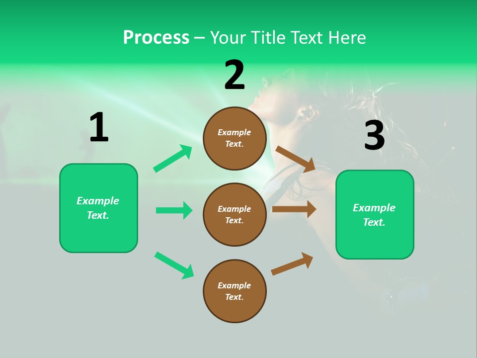 Light Party Dress PowerPoint Template