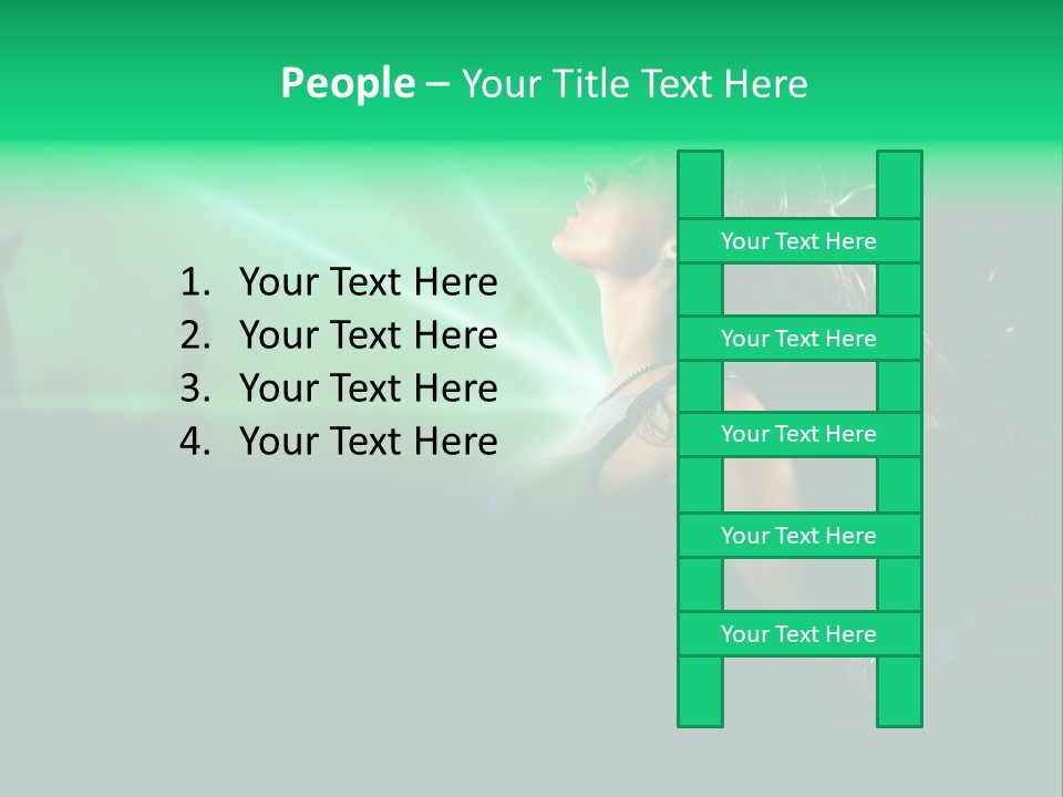 Light Party Dress PowerPoint Template